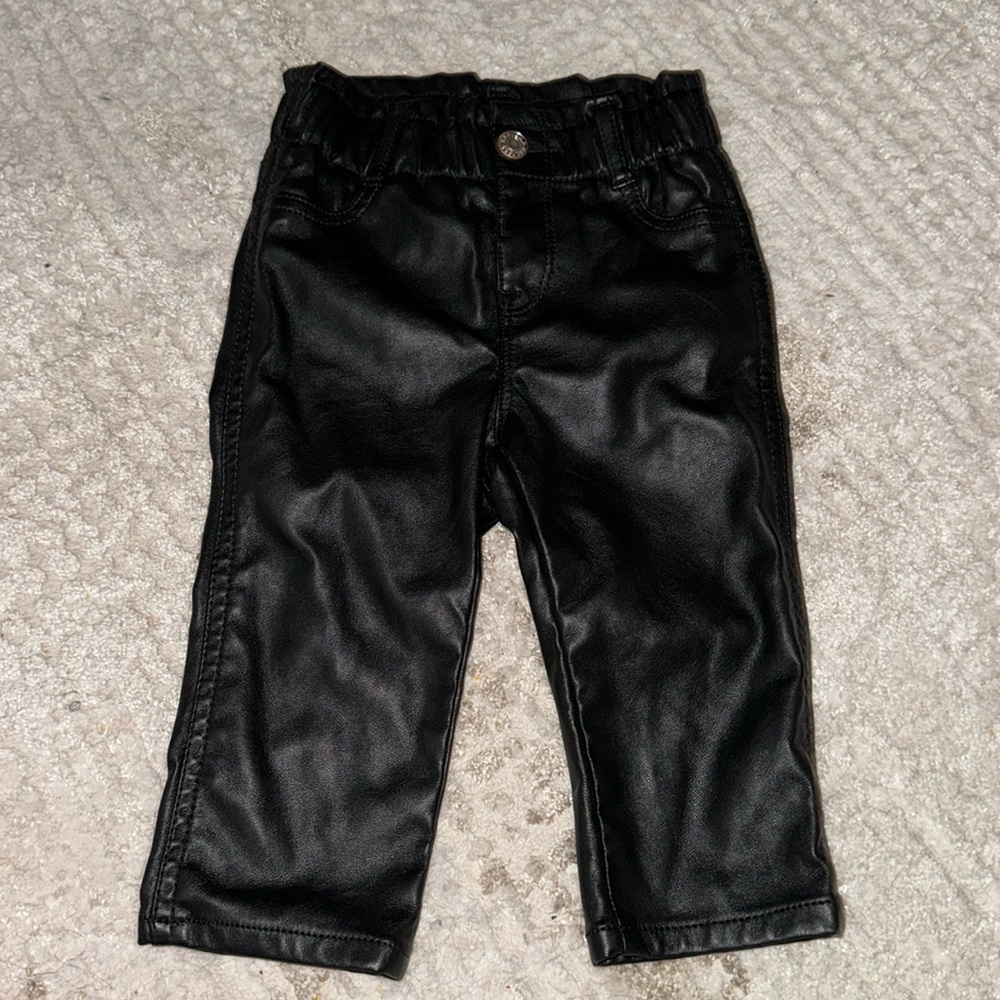 Gap faux leather pants